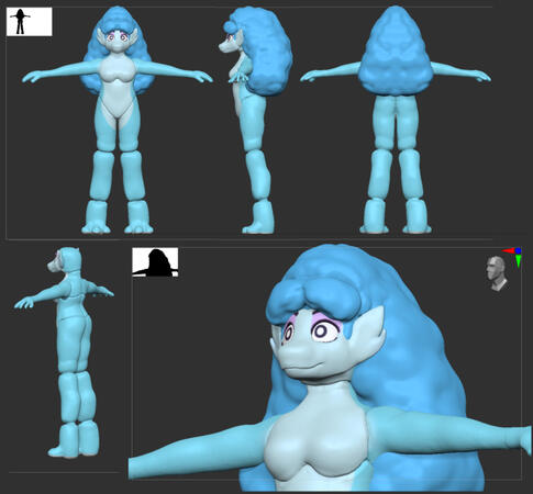 Daphne's WIP screenshots.